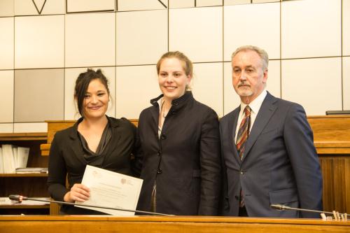 Le Président Andrea Rosset avec les participants
