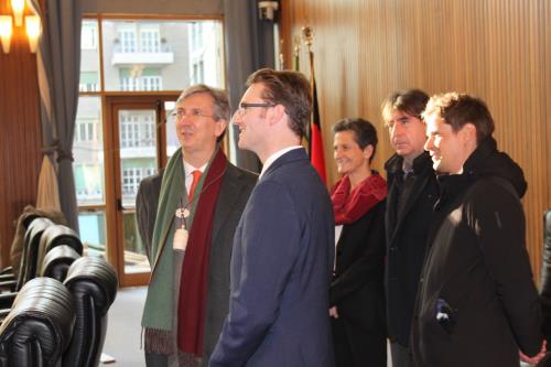 La visite à la Salle du Conseil