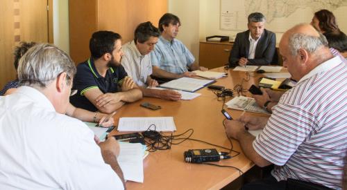 La réunion présidée par le Conseiller Antonio Fosson