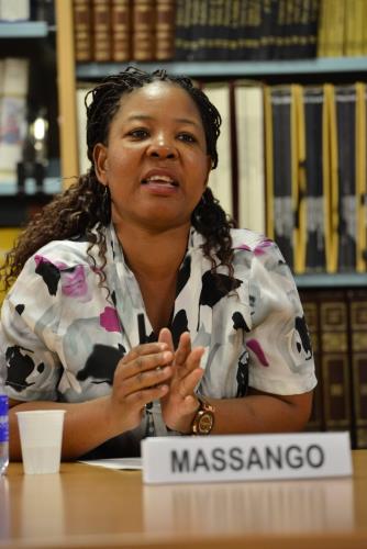 L'intervention de Cacilda Massango, finaliste du Prix
