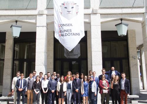 Photo de groupe à la fin des travaux