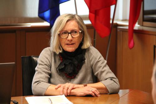 Enrica Zublena, en tant que représentante du CELVA