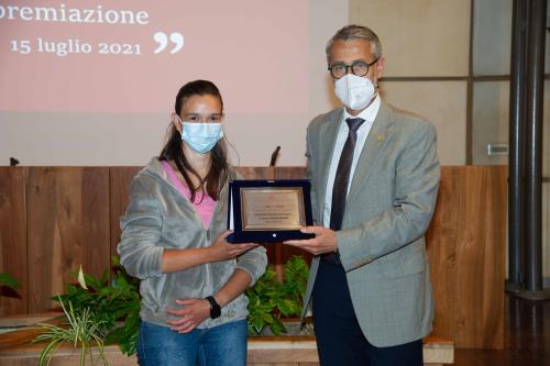 Un moment de la cérémonie avec le Vice-Président du Conseil de la Vallée, Paolo Sammaritani