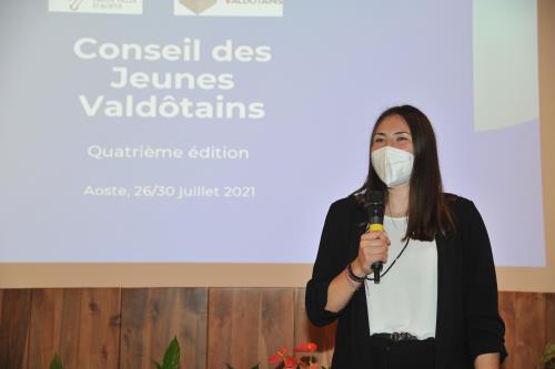 Le Président du CJV, Margaux Truc