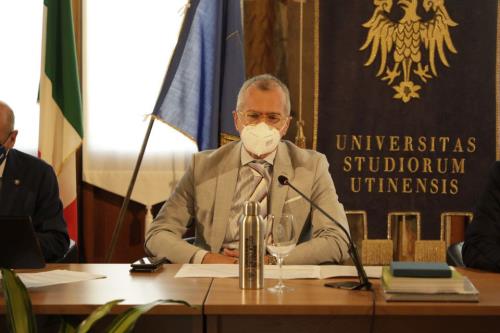 Le Président du Conseil régional du Frioul-Vénétie Julienne, Piero Mauro Zanin 