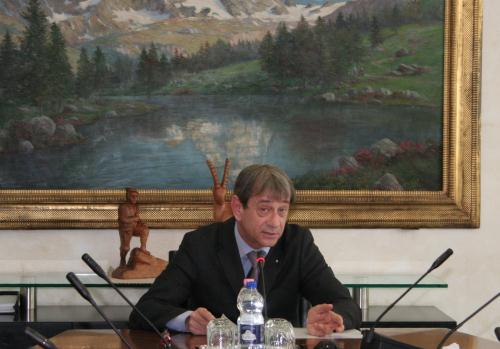 Bruno Giordano, Maire d'Aoste