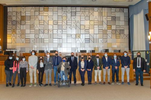 Photo de groupe des participants valdôtains