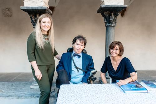 Alberto Bertin avec Delphine Chatrian et Cecilia Lazzarotto