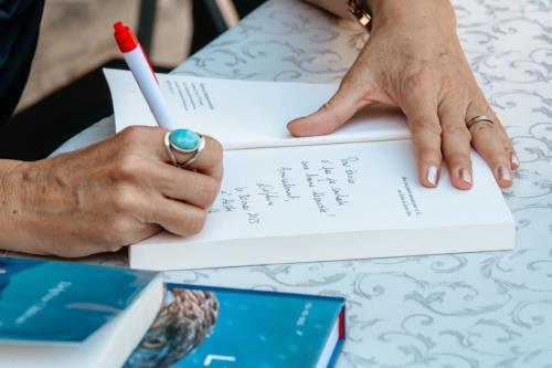 La signature du livre