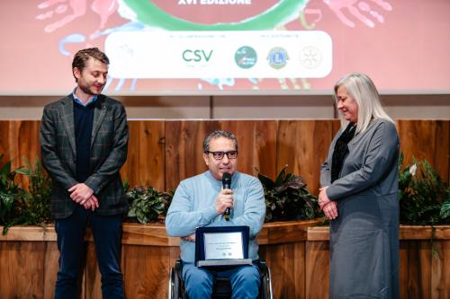 Remise du prix du projet ''Pila per tutti'' présenté par l�Association valdôtaine des paraplégiques