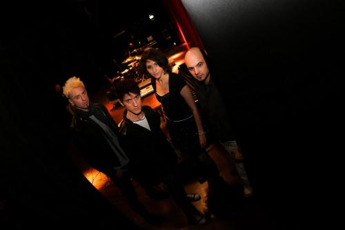 Les musicistes. Au centre, Davide Dugros
