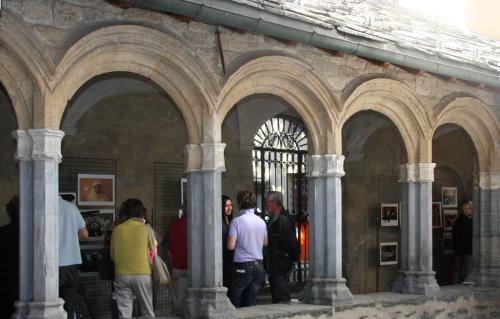Un moment du vernissage