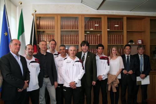 Photo de groupe à la fin de la présentation