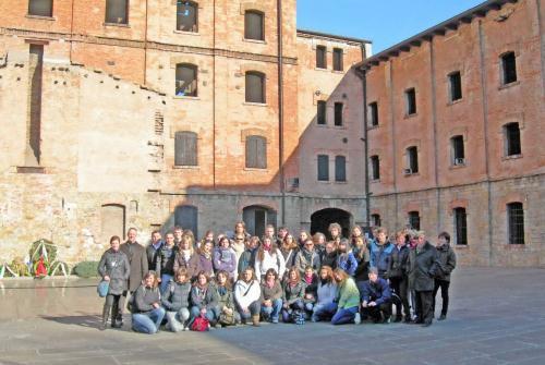 Les étudiants à la Rizière de San Sabba, camps d'extermination italien