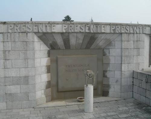 Le sanctuaire monumental Redipuglia, lieu de sépulture pour plus de 100.000 soldats qui ont combattu dans la Première Guerre mondiale