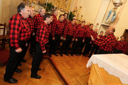 La Chorale Saint'Ours pendant l'exhibition