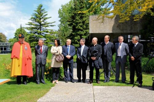 Un moment de la Présentation du jumelage