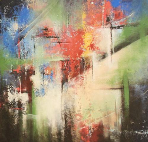 L'un des tableaux exposés