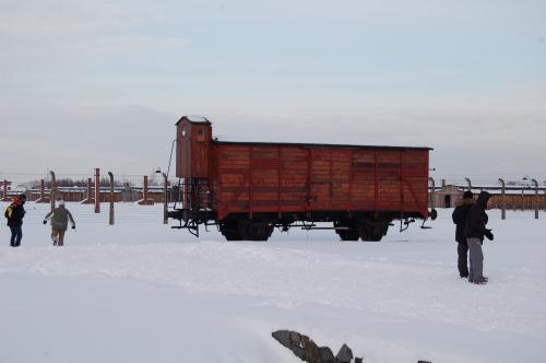 Un wagon utilisé pour la déportation