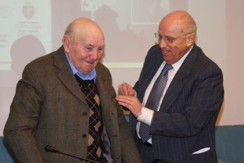 Louis Meynet avec le Président Alberto Cerise