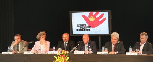 Première journée. Thème de la rencontre: la crise économique, les entreprises et la solidarité