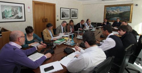 La réunion présidée par le Conseiller Leonardo La Torre