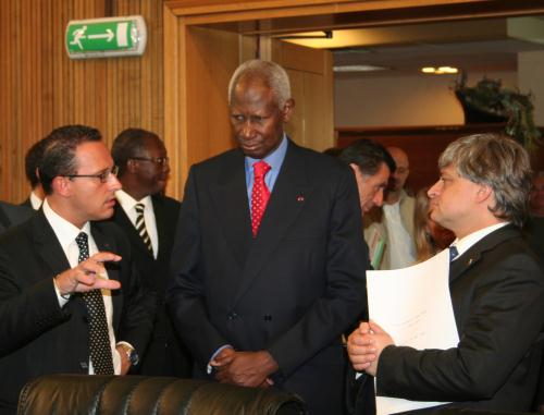 La visite dans la salle du Conseil