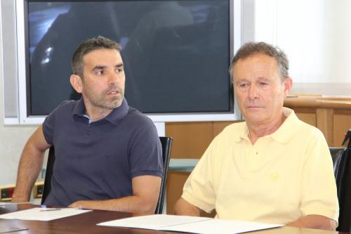 A partir de gauche: Luca Barbieri, idéateur du projet, et Piergiorgio Barrel, Président de l'Association gérants des réfuges Vallée d'Aoste