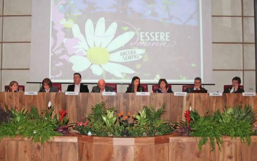 Un moment de la soirée lors du discours d'ouverture du Président du Conseil 