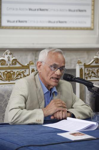 Le chercheur Leo Sandro Di Tommaso, Président du Conseil de l'Eglise et auteur de la publication "Valdesi in Valle d'Aosta"