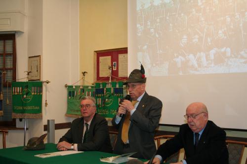 Lintervention du Président du Conseil Alberto Cerise