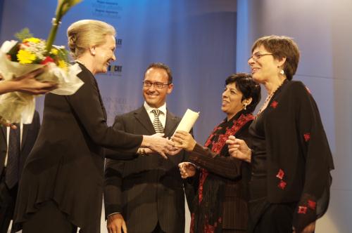 La remise du prix