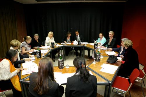 La réunion du jury avant le début de la soirée
