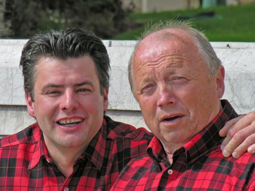 Deux membres de la Chorale