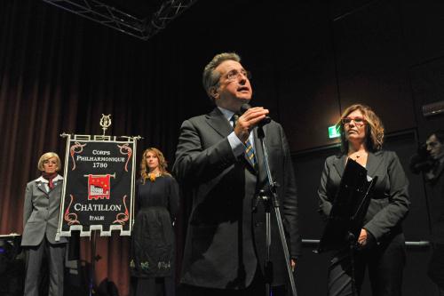 L'intervention du Président du Conseil de la Vallée, Marco Viérin