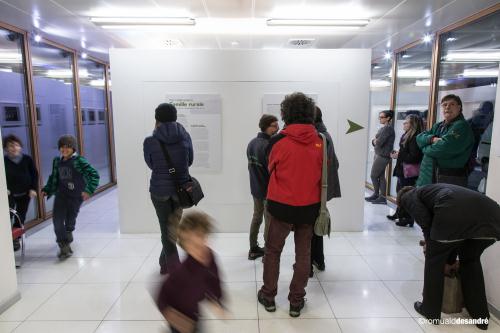 Les visiteurs de l'exposition