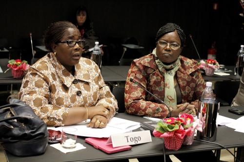 Un moment du séminaire de réflexion autour de l'égalité femme-homme