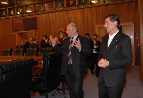 La visite de la salle du Conseil
