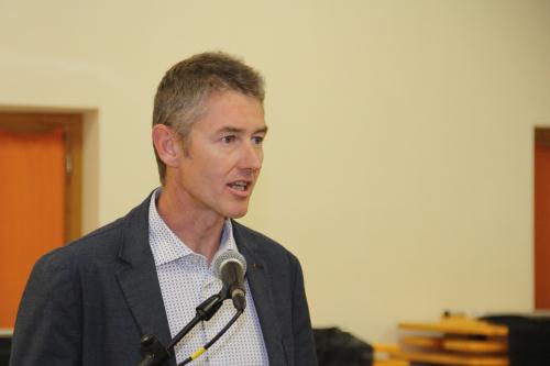 Les salutations du Conseiller secrétaire Fabrizio Roscio