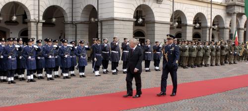 Le Président Ciampi sur place Chanoux