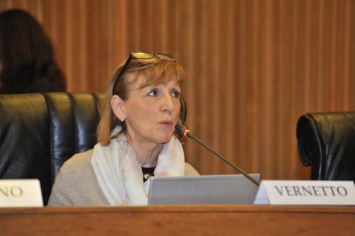 Gabriella Vernetto, inspectrice à l�Assessorat de l�éducation et de la culture de la Région Vallée d'Aoste