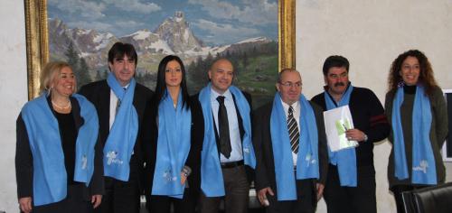 Photo de groupe avec les intervenants
