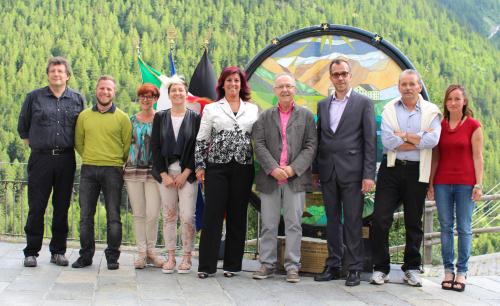 Les intervenants au vernissage