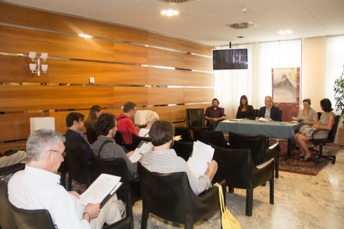 Un moment de la présentation