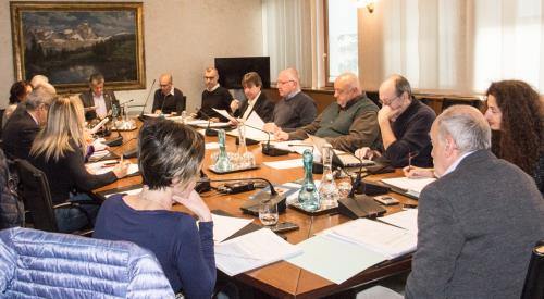 La réunion présidée par le Conseiller Nello Fabbri
