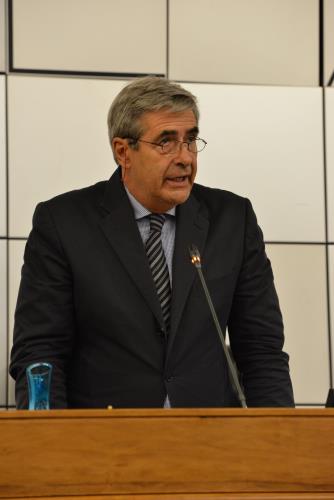 Le Président du Conseil de la Vallée, Antonio Fosson