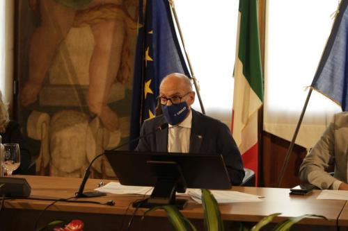 Le Recteur de l'Université d'Udine, Roberto Pinton