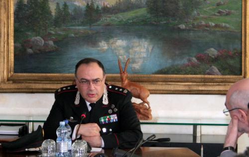 Lieutenent-Colonel Guida Di Vita, Commandant des Carabiniers d'Aoste