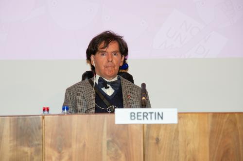 Introduction du Président du Conseil de la Vallée Alberto Bertin