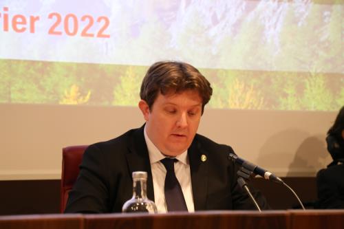 Erik Lavevaz, Président de la Région